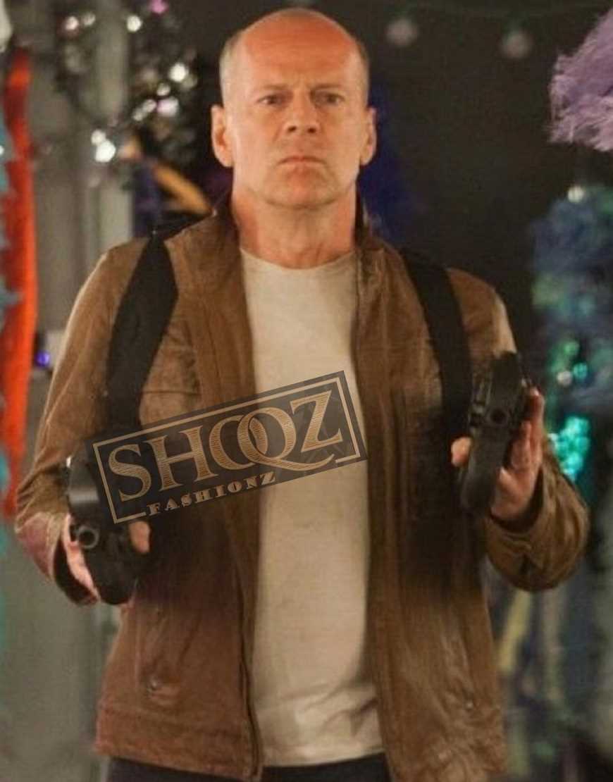 Looper Bruce Willis Leather Jacket